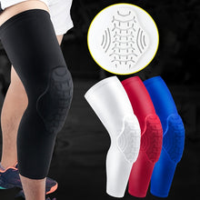Load image into Gallery viewer, 1pc Long Knee Pad Sleeve Anti-bump Breathable Thermal Leg Support Patella Protector Outdoor Gym Basketball Sportswear Accessory