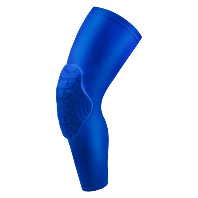 1pc Long Knee Pad Sleeve Anti-bump Breathable Thermal Leg Support Patella Protector Outdoor Gym Basketball Sportswear Accessory