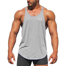 Load image into Gallery viewer, 2019 New fitness tank tops men gyms stringer mens canotta bodybuilding shirt sleeveless vest cotton clothing