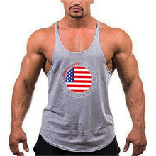 Load image into Gallery viewer, 2019 New fitness tank tops men gyms stringer mens canotta bodybuilding shirt sleeveless vest cotton clothing