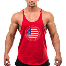 Load image into Gallery viewer, 2019 New fitness tank tops men gyms stringer mens canotta bodybuilding shirt sleeveless vest cotton clothing