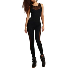 Load image into Gallery viewer, Fitness Sport Suit Women Tracksuit Yoga Set Backless Gym Running Set Sportswear Leggings Tight Jumpsuits Workout Sports Clothing