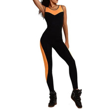 Load image into Gallery viewer, Fitness Sport Suit Women Tracksuit Yoga Set Backless Gym Running Set Sportswear Leggings Tight Jumpsuits Workout Sports Clothing