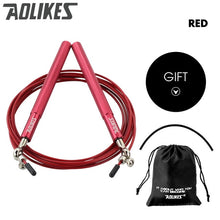 Load image into Gallery viewer, Crossfit Speed Jump Rope Professional Skipping Rope For MMA Boxing Fitness Skip Workout Training With Carrying Bag Spare Cable