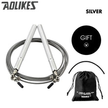 Load image into Gallery viewer, Crossfit Speed Jump Rope Professional Skipping Rope For MMA Boxing Fitness Skip Workout Training With Carrying Bag Spare Cable