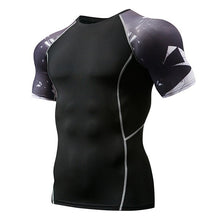 Load image into Gallery viewer, Mens Fitness Long Sleeve Rashguard T Shirt Bodybuilding Tight Compression Shirt Elastic Gym Sports Running Tops Cycling Clothing