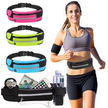 Load image into Gallery viewer, Outdoor running pockets waterproof anti-theft mobile phone holder jogging kettle belt men and women gym sports accessories
